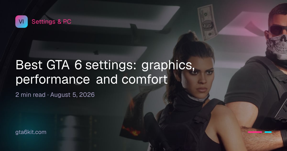 Best GTA 6 settings: graphics, performance and comfort